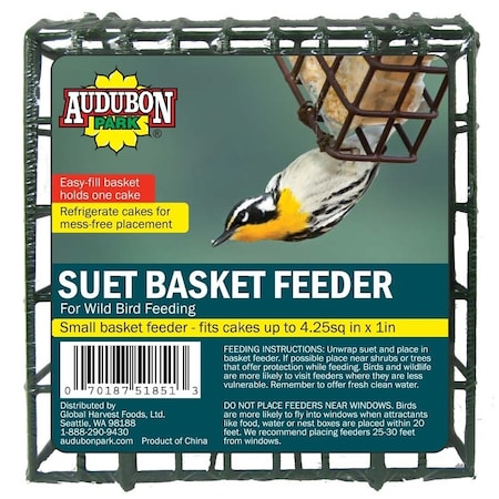 Audubon Park Suet Basket Feeder 12331